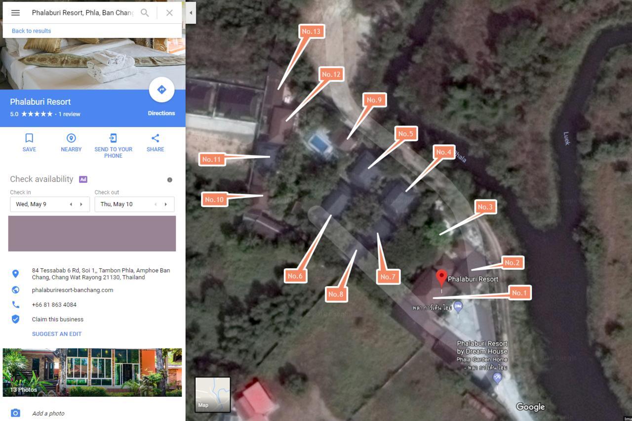 พลาบุรี รีสอร์ต Hotel บ้านฉาง ภายนอก รูปภาพ